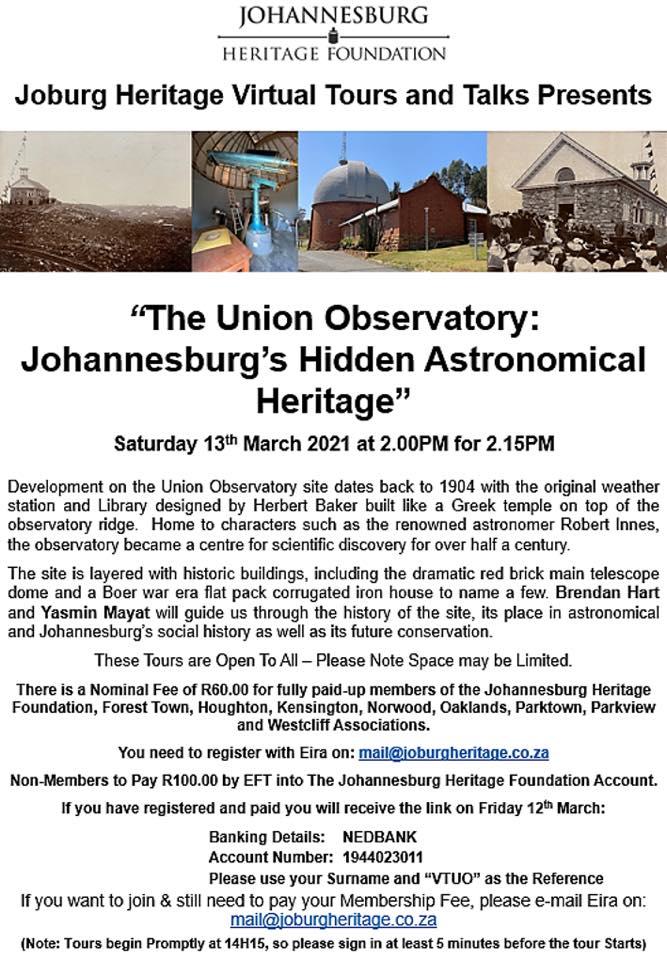 Union Observatory Johannesburg's Hidden Astronomical Heritage 13